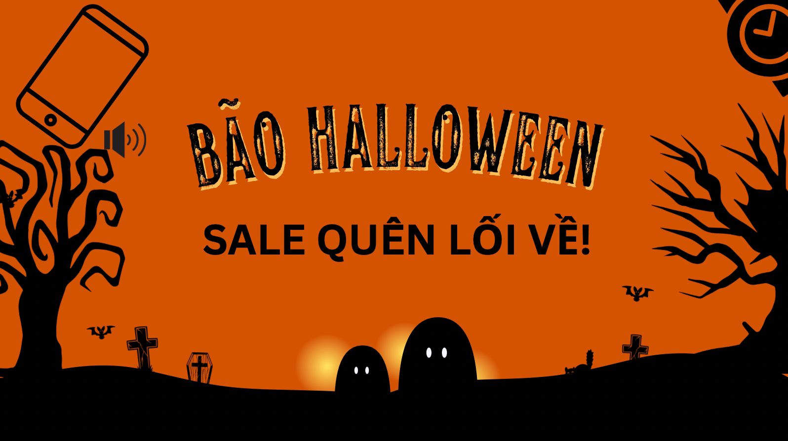 Bão Halloween, sale quên lối về!