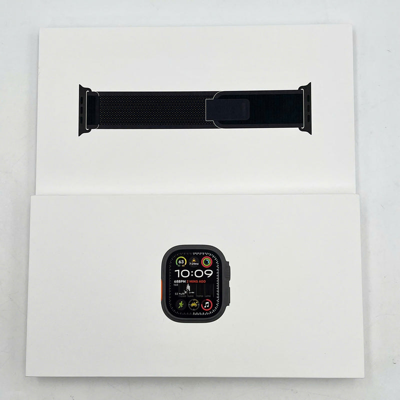 Apple Watch Ultra 2 49mm 4G + GPS Black Titanium Case/ Black Trail Loop 99% Fullbox From SB 