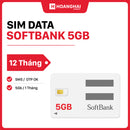 Sim data Softbank 5GB - Bán Đứt