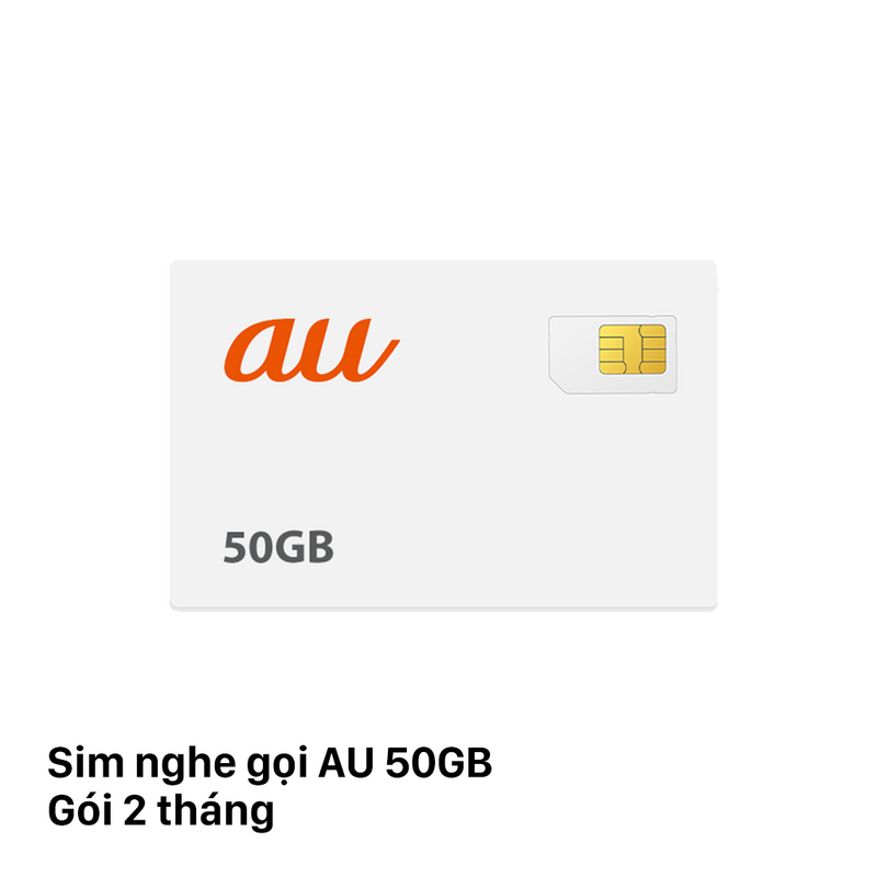 AU Unlimited Call Sim I Data 50GB Fee 3980¥ - Free wireless headset 