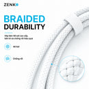 Cáp sạc nhanh Zenko Standard 27W - Type-C to Lightning
