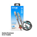 Cáp sạc nhanh 4 in 1 Zenko Premium