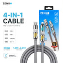 Cáp sạc nhanh 4 in 1 Zenko Premium
