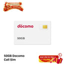 Sim nghe gọi Docomo 50GB I 7 Tháng (12/2026)