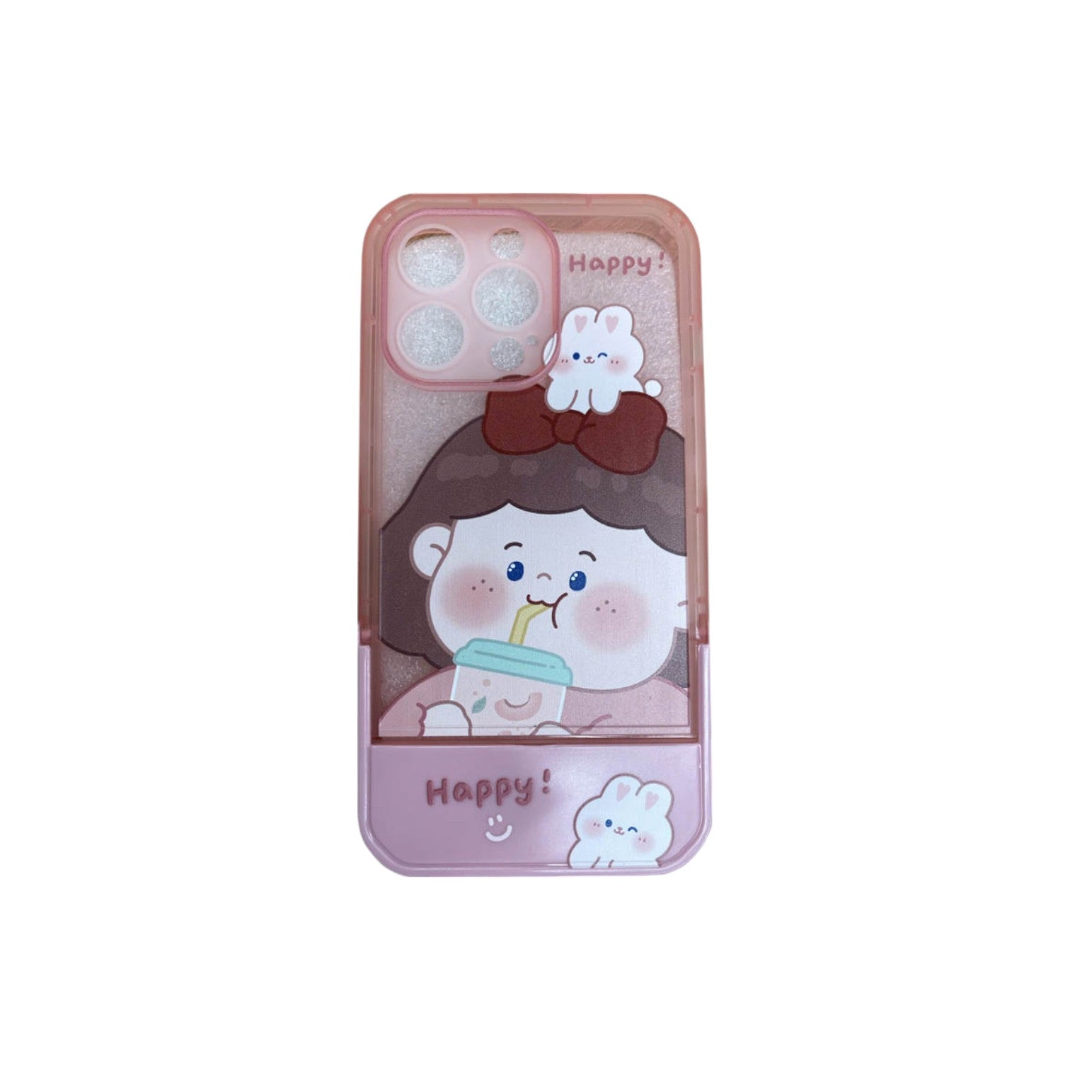 HHPK53 Ốp hình cô bé uống trả sữa