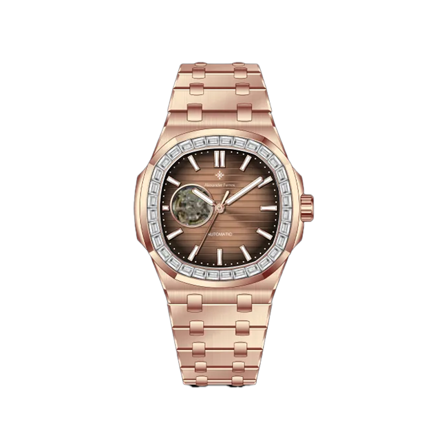 Đồng hồ cơ nam Alexander Ferros 6091R