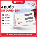 Sim data Softbank 5GB - Bán Đứt