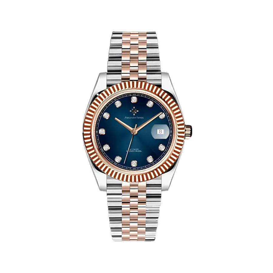 Đồng hồ cơ nam Alexander Ferros 8032D