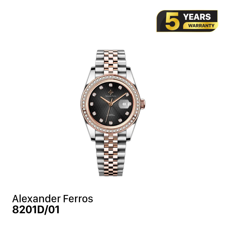 Đồng hồ cơ nữ Alexander Ferros 8201D