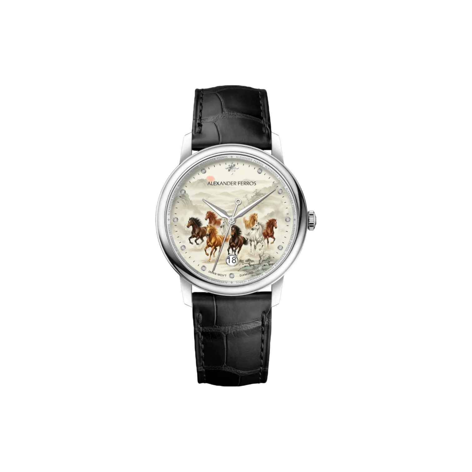 Đồng hồ cơ nam Alexander Ferros 9302