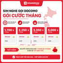 Sim nghe gọi Docomo 33GB I 12 Tháng (05/2027)