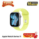 Apple Watch Series 11 GPS 46mm Nguyên Hộp Space Gray Aluminum Case / Neon Yellow Sport Band