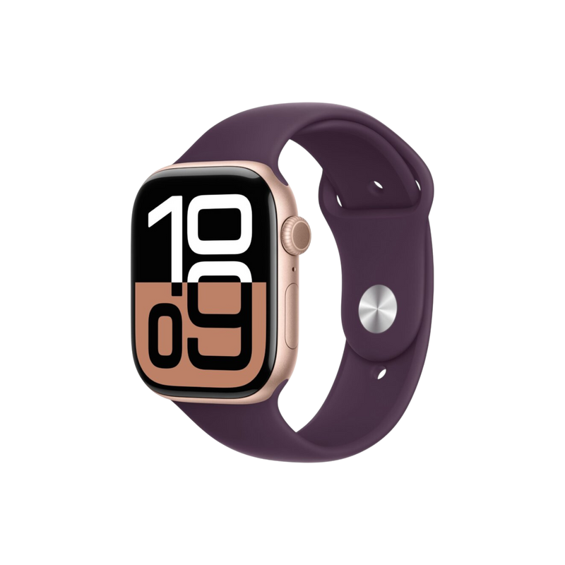 Apple Watch Series 10 46mm GPS Original Box Rose Gold Alumium / Plum Sport Band 