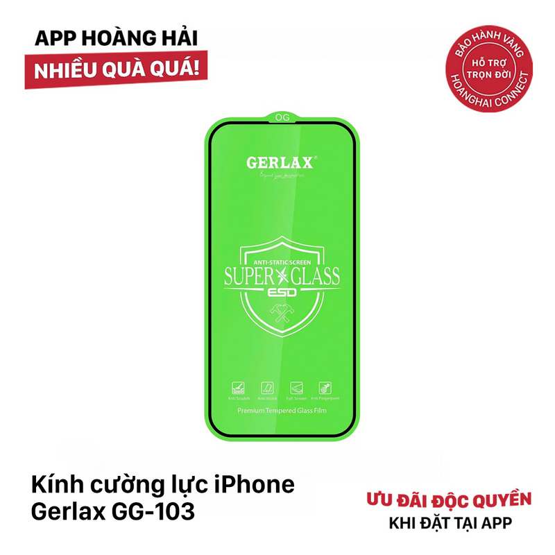 Gerlax GG-103 tempered glass 
