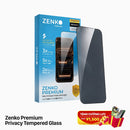 Kính cường lực Chống nhìn trộm Zenko Premium - Hộp 2 miếng