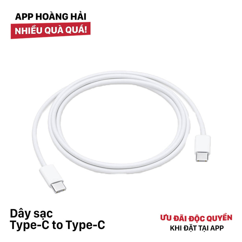 Type-C to Type-C charging cable 