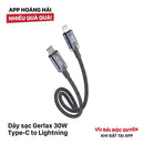 30W 1M Type-C to Lightning Fast Charging Cable Gerlax GD-63L 