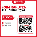 eSim nghe gọi Rakuten full dung lượng data cước 3.300¥