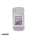 HHPK05 Ốp viền lượn sóng hoạ tiết hoa tím