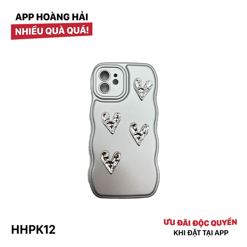 HHPK12 Heart Electroplated Case 