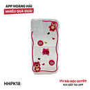 HHPK18 Wave-shaped case with 3D Strawberry Bear 