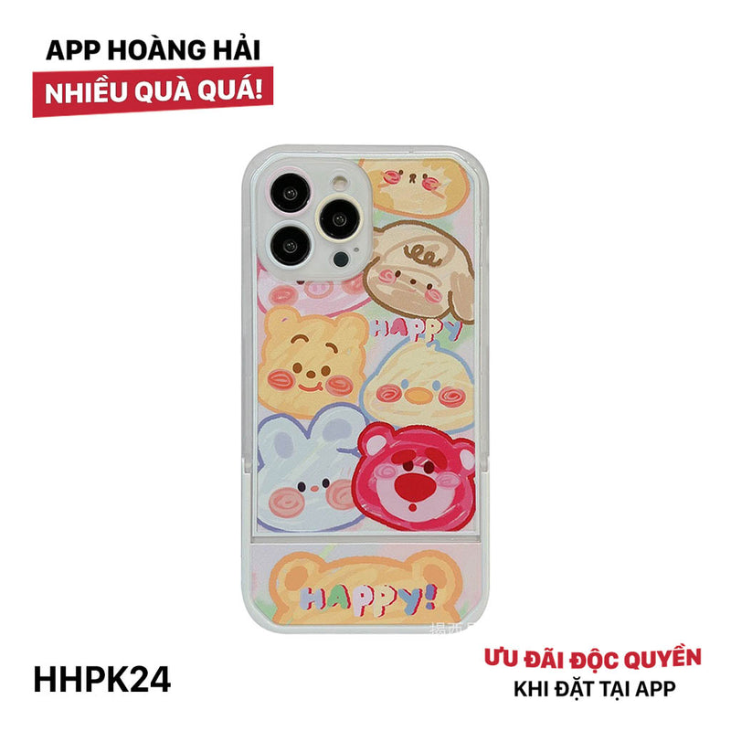 HHPK24 Cute animal shaped case with stand 