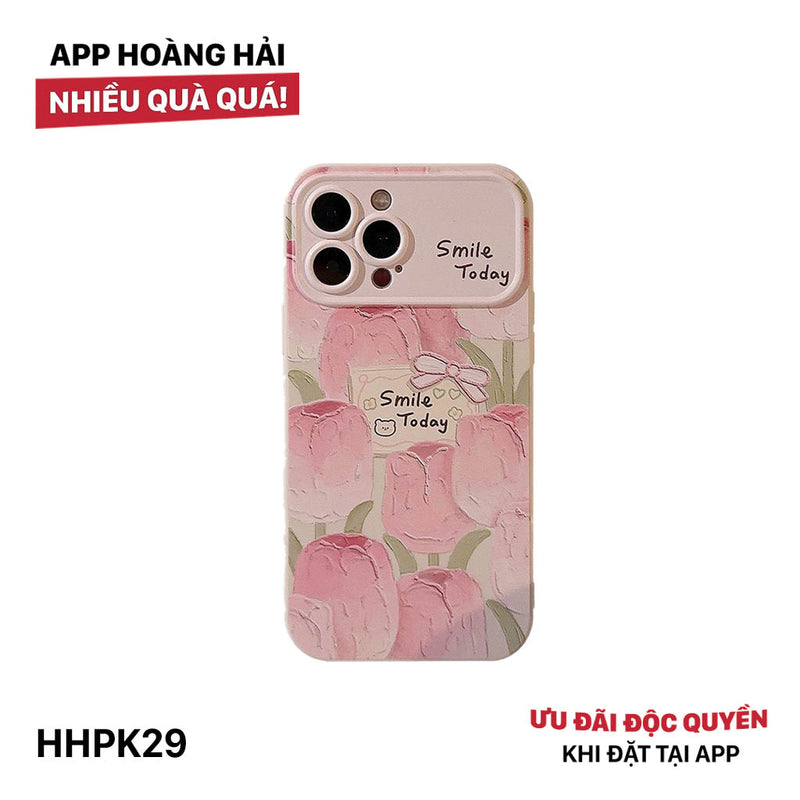 HHPK29 Pink Tulip Patterned Case 