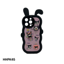 HHPK45 Ốp tai thỏ đính hình 3D