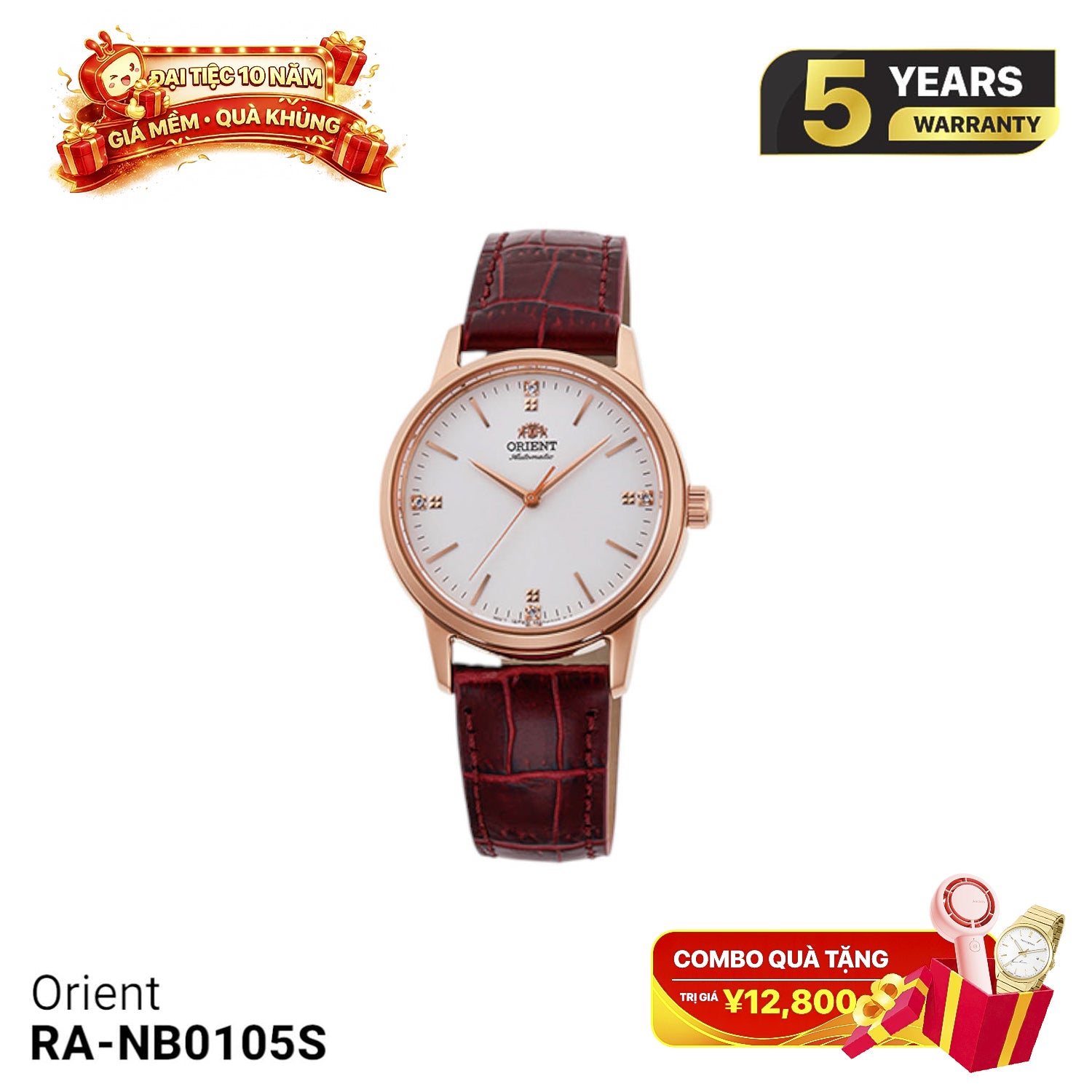 Đồng hồ cơ nữ Orient RA-NB0105S - Nhận Order