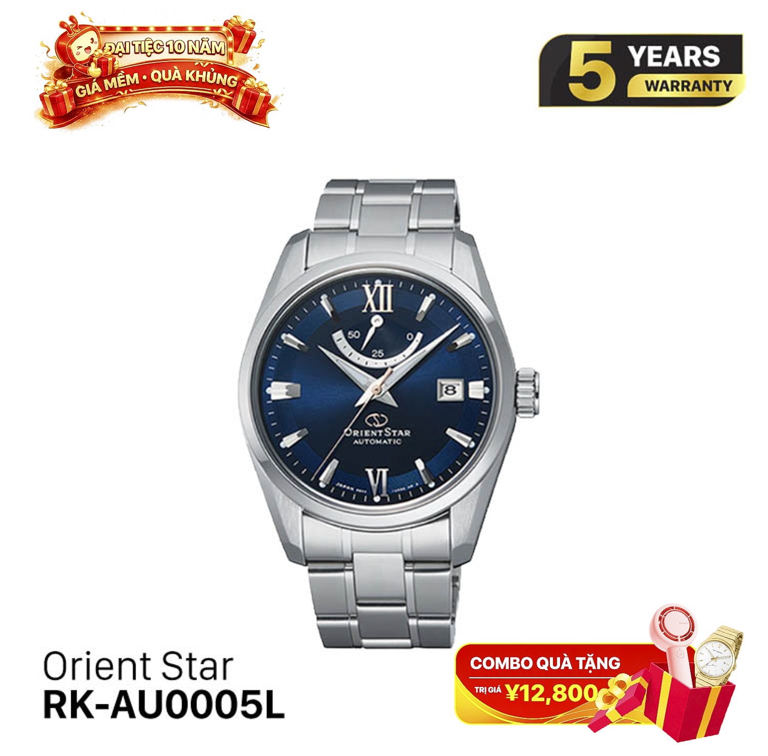 Đồng hồ cơ Orient Star Standard RK-AU0005L (Bản nội địa)