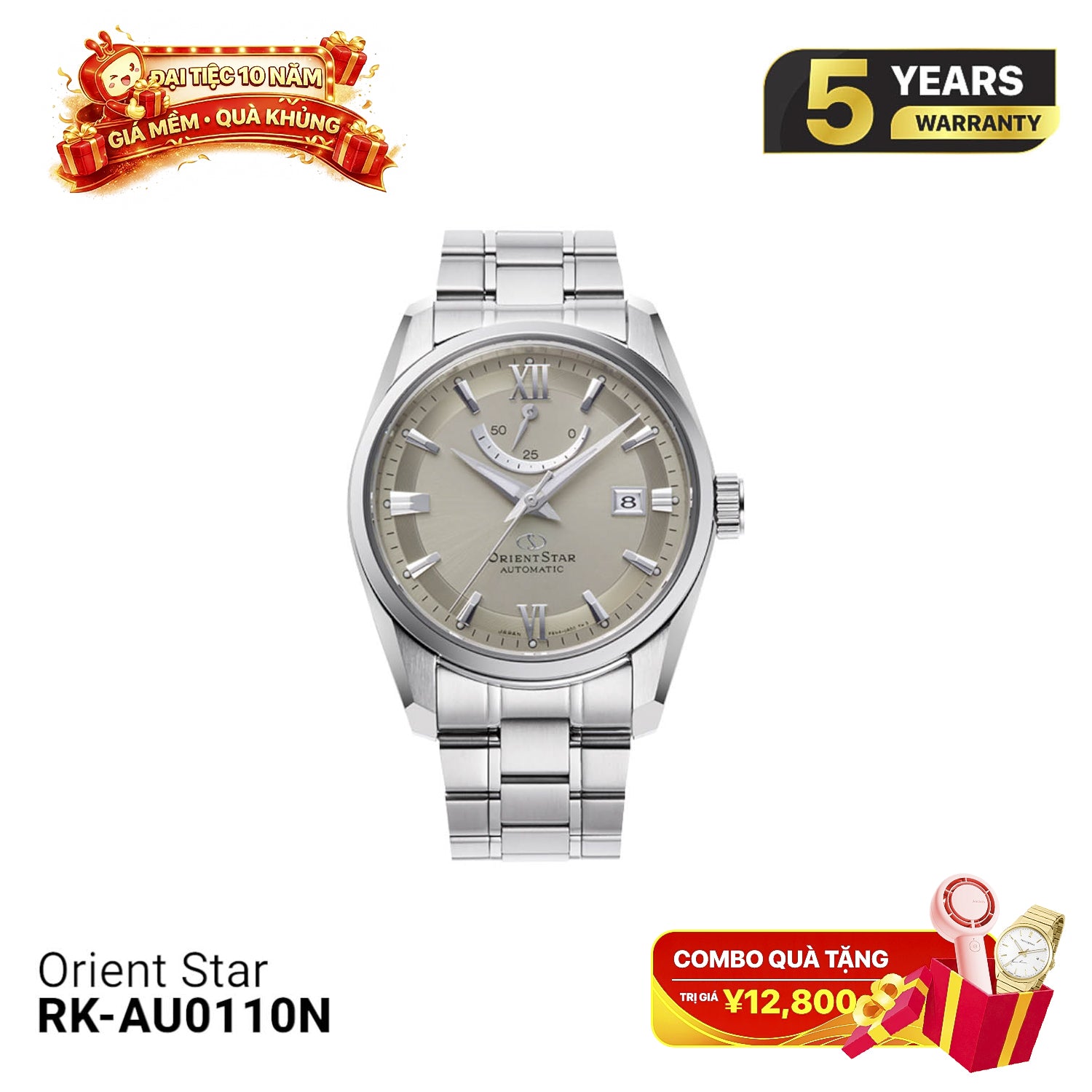 Đồng hồ cơ Orient Star Standard RK-AU0110N (Bản nội địa)