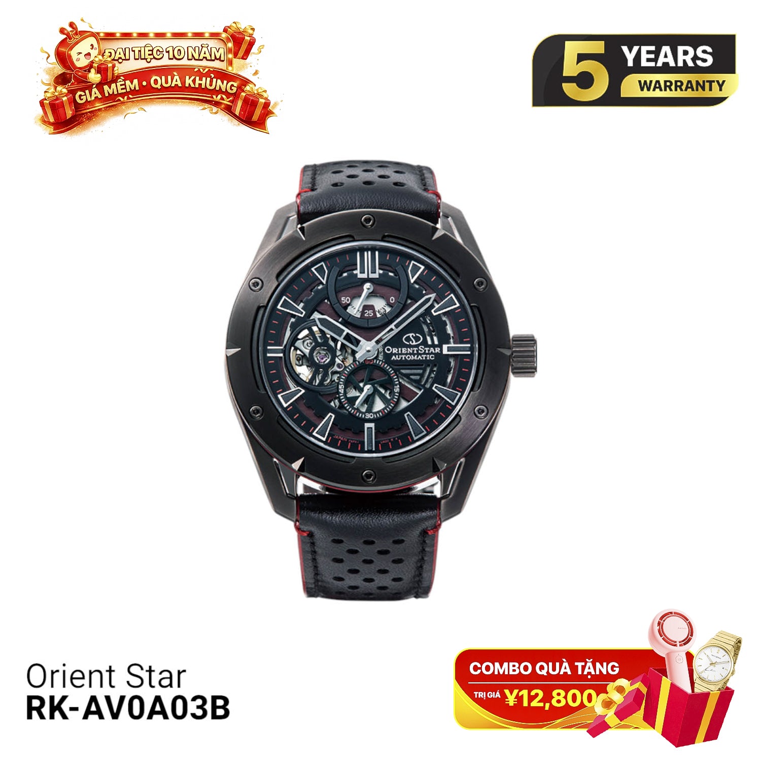 Đồng hồ cơ Orient Star Avant-Garde Skeleton RK-AV0A03B (Bản nội địa) - Nhận Order