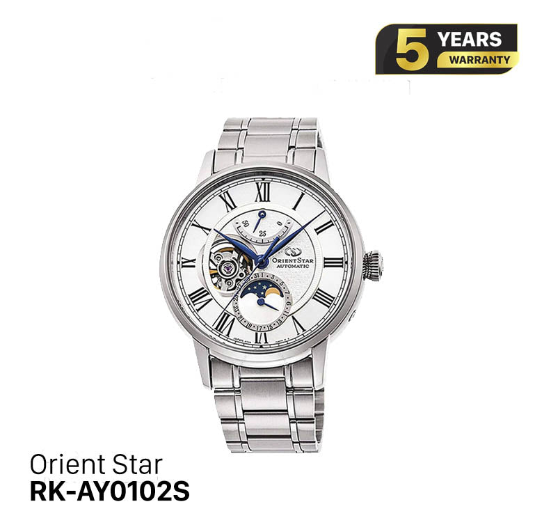 Đồng hồ cơ Orient Star Mechanical Moon Phase RK-AY0102S (Bản nội địa) - Nhận order