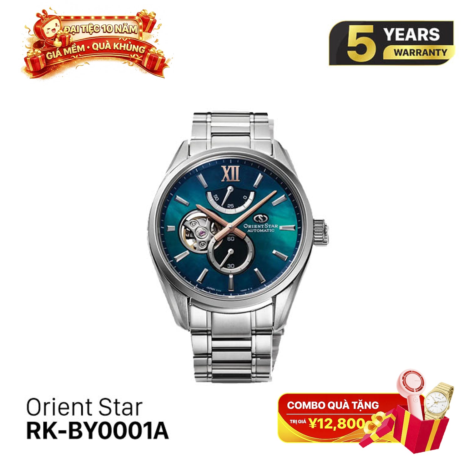 Đồng hồ cơ Orient Star Semi Skeleton RK-BY0001A (Bản nội địa) - Nhận Order