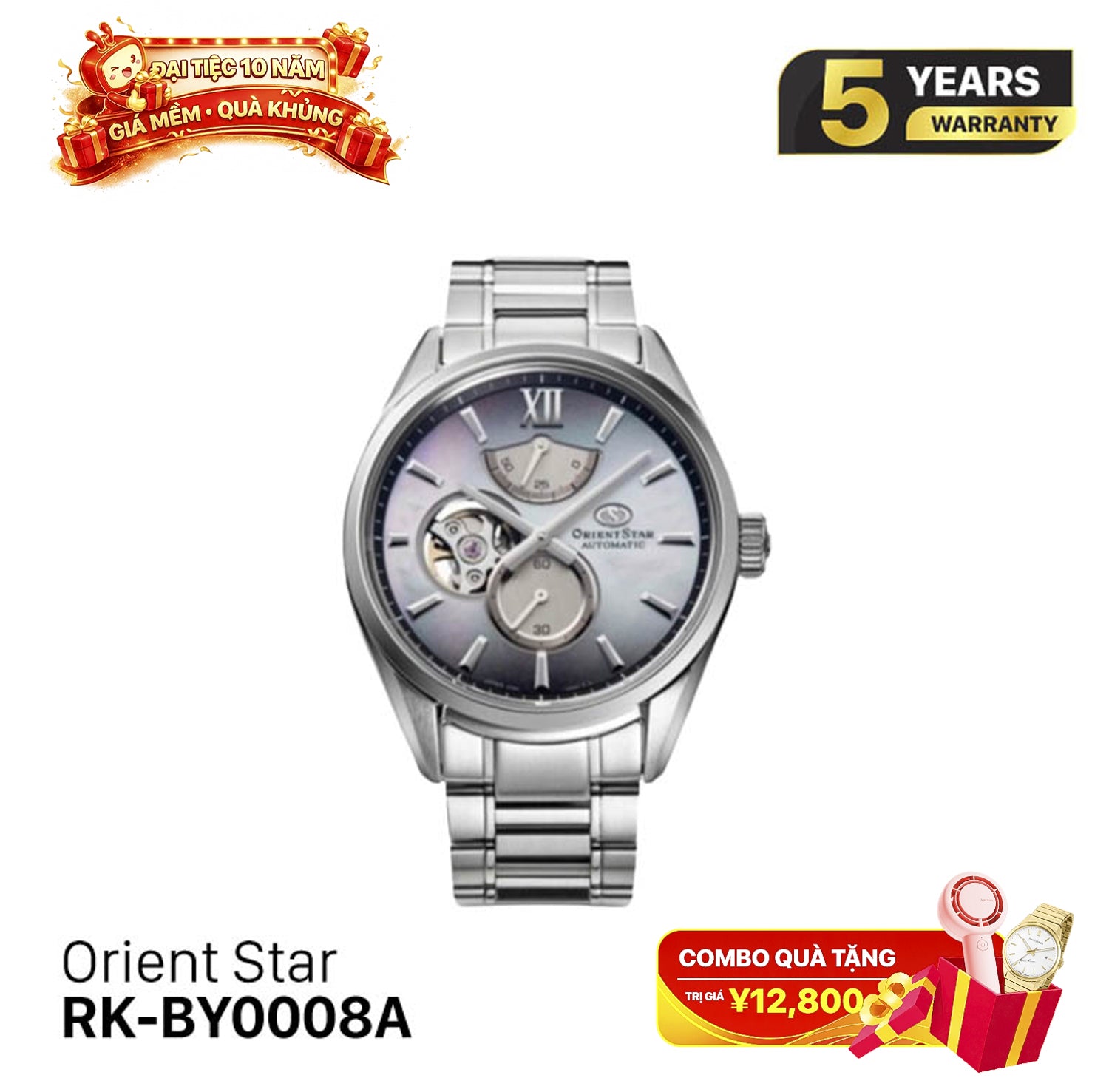 Đồng hồ cơ Orient Star Semi Skeleton M34 F7  Limited RK-BY0008A (Bản nội địa)