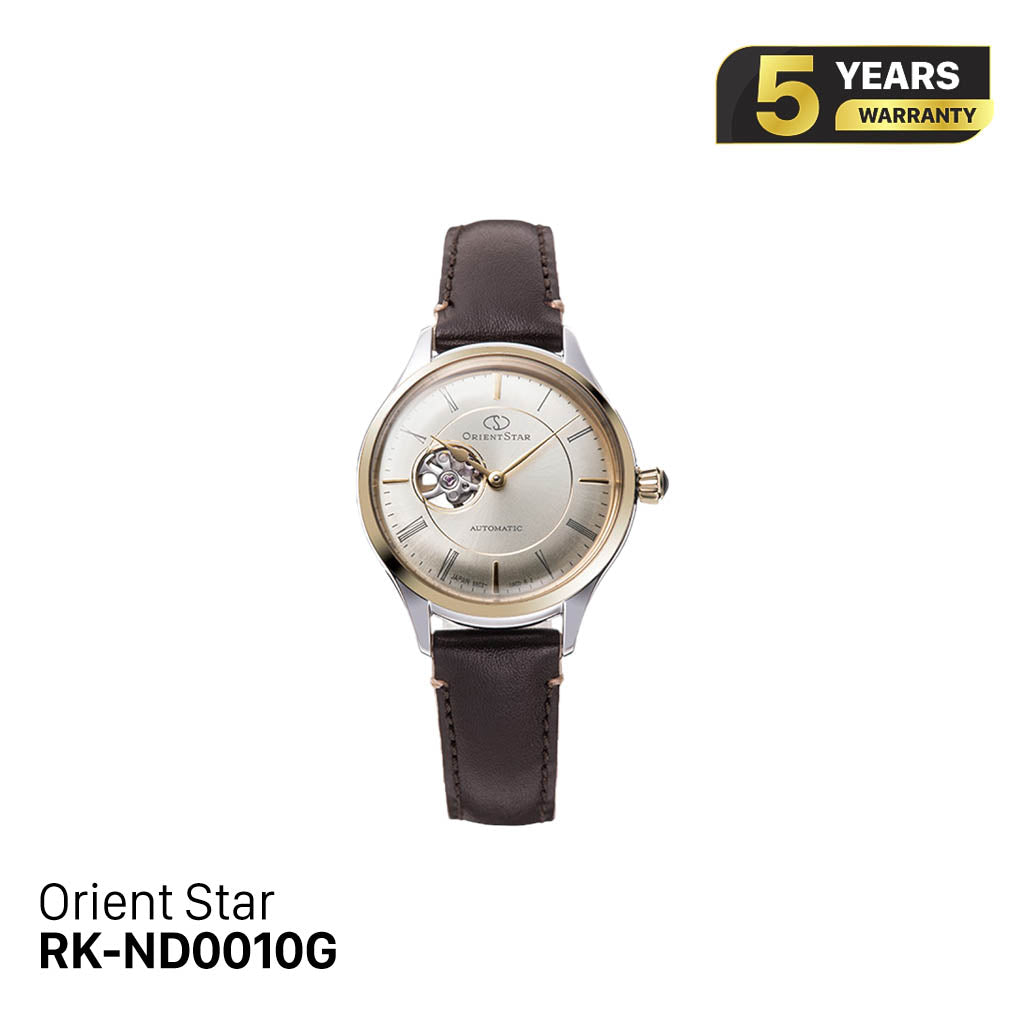 Đồng hồ cơ nữ Orient Star Semi-Skeleton RK-ND0010G (Bản nội địa)