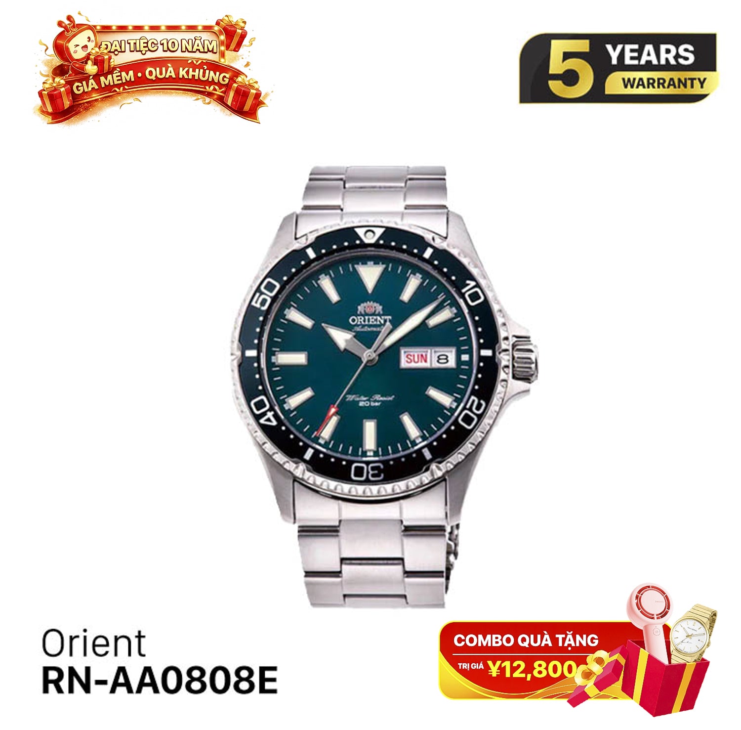 Đồng hồ cơ Orient Mako RN-AA0808E - Nhận Order