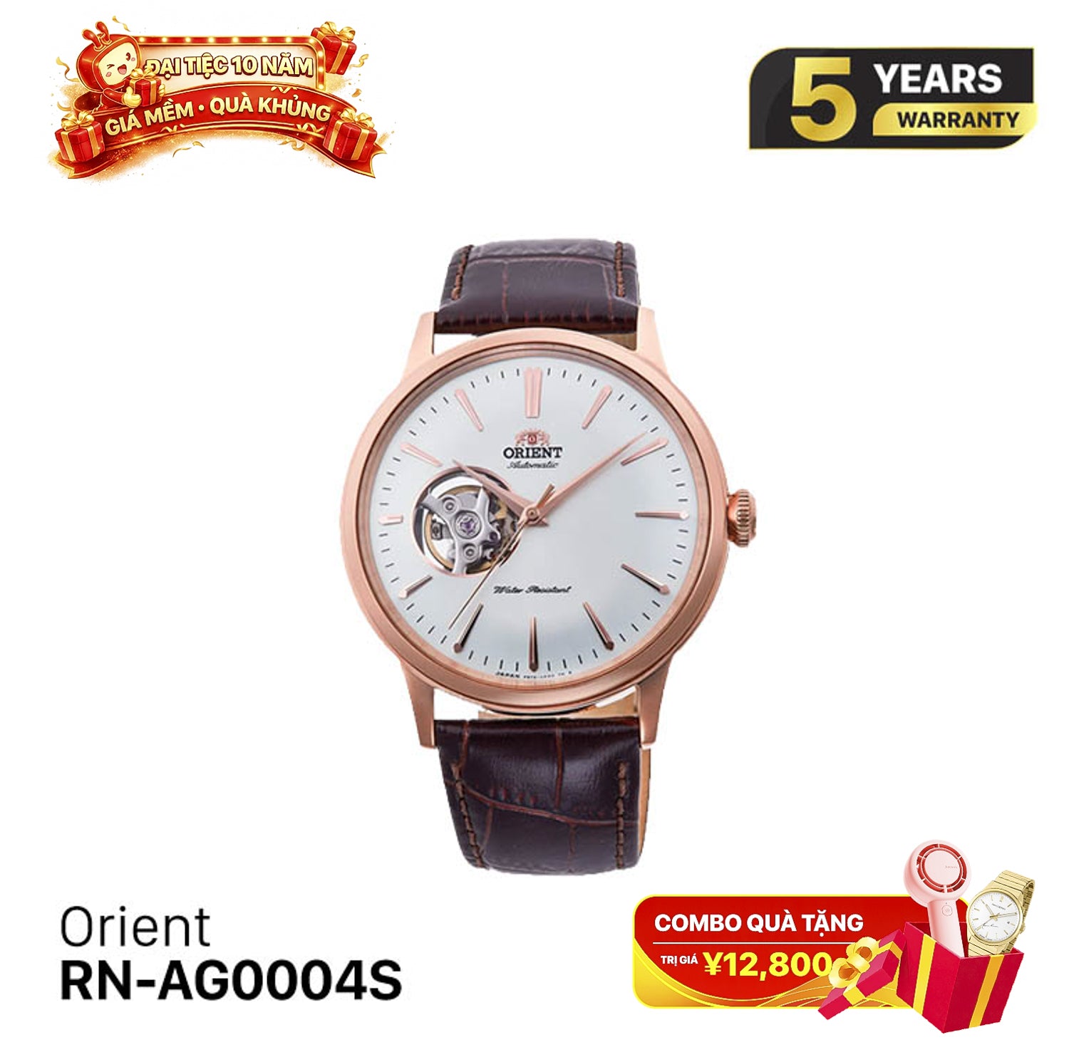 Đồng hồ cơ Orient Bambino RN-AG0004S - Nhận Order