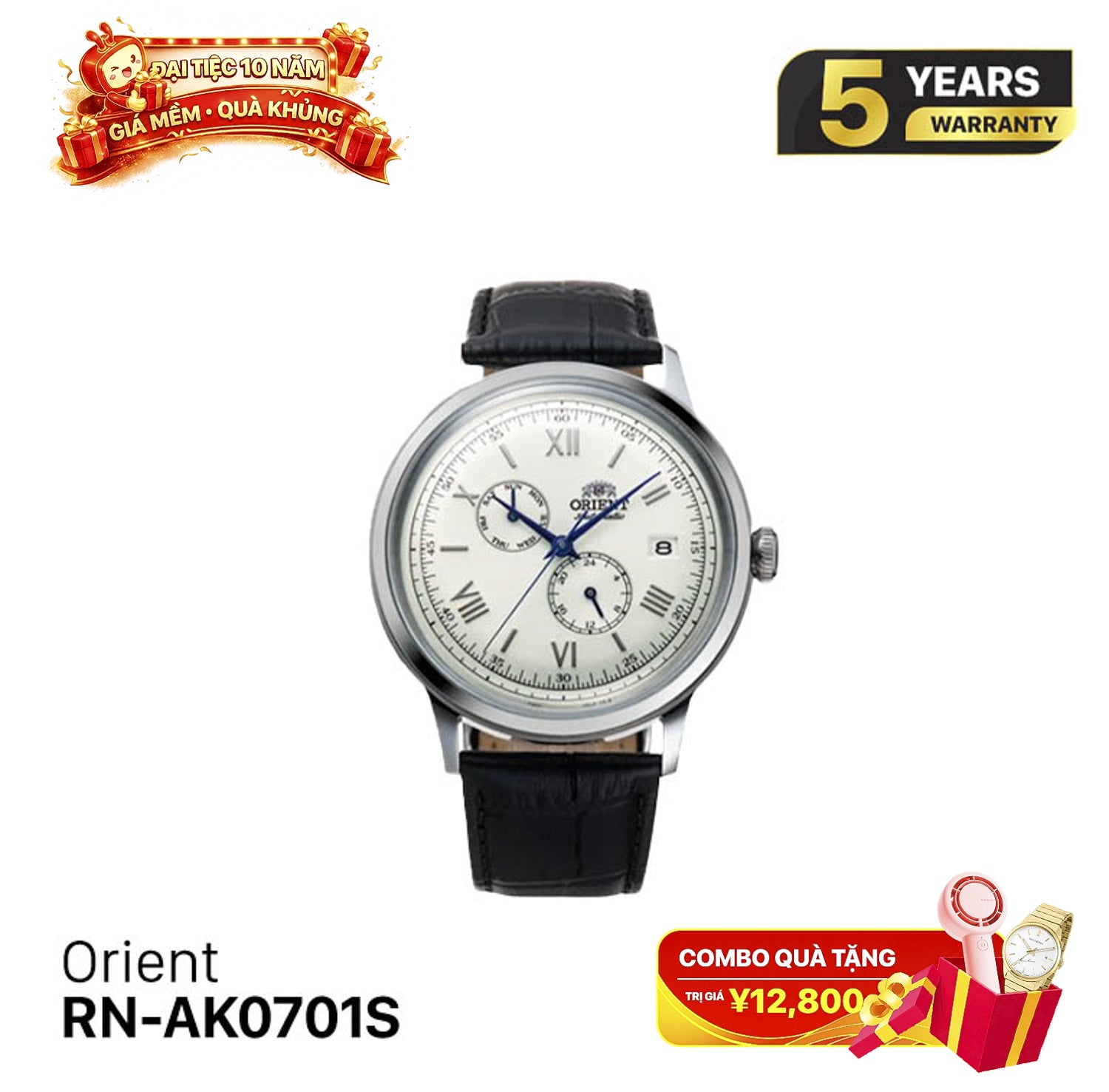 Đồng hồ cơ Orient Bambino RN-AK0701S