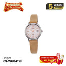 Đồng hồ năng lượng mặt trời nữ Orient iO Natural & Plain RN-WG0412P