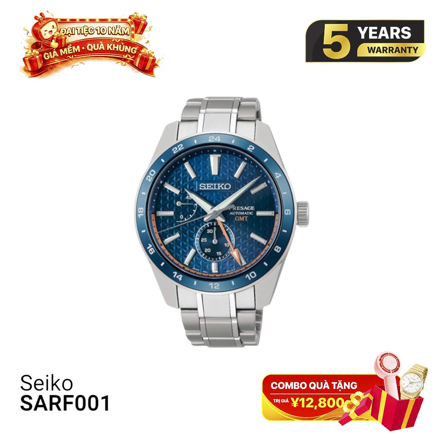Đồng hồ cơ Seiko Presage Sharp Edged Series SARF001 - Nhận Order