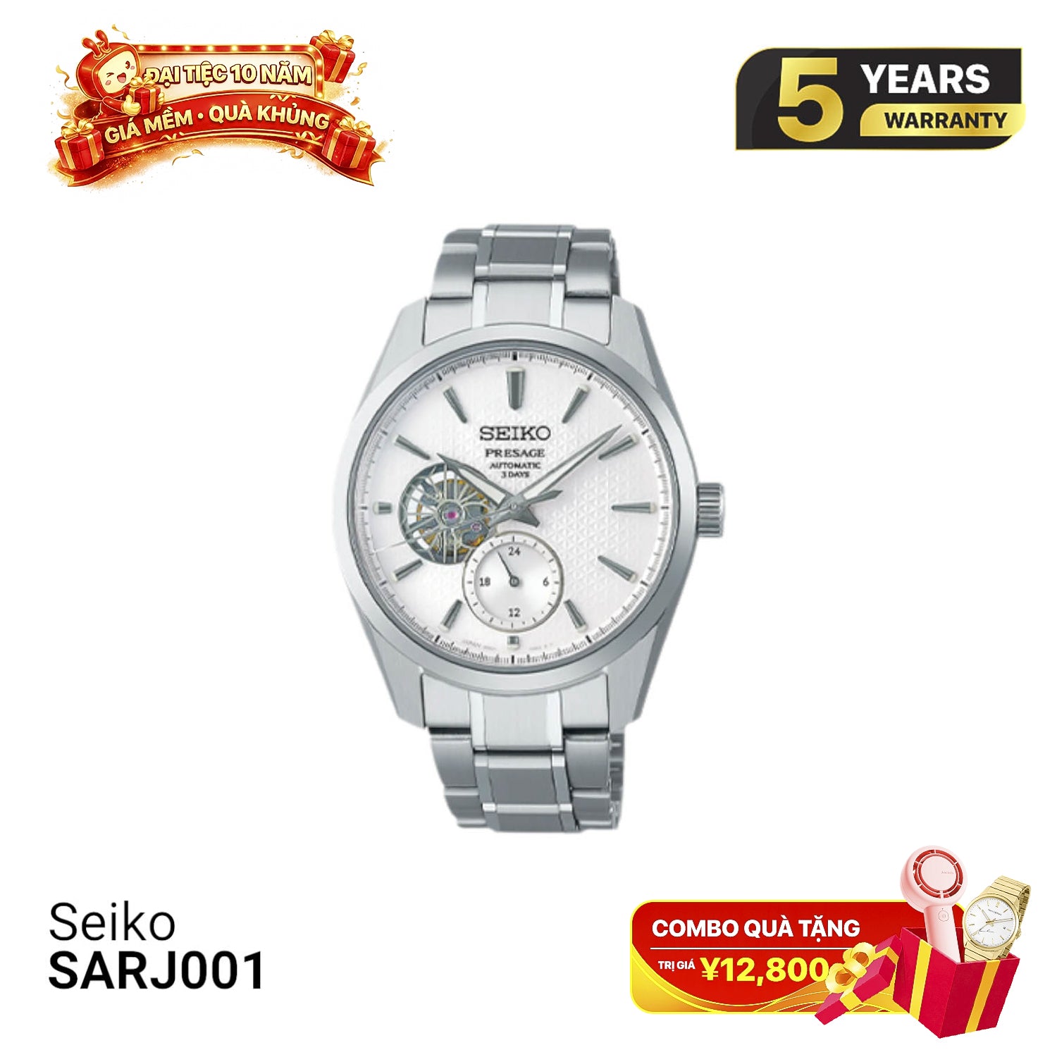 Đồng hồ cơ Seiko Presage Sharp Edged Series SARJ001 - Nhận Order