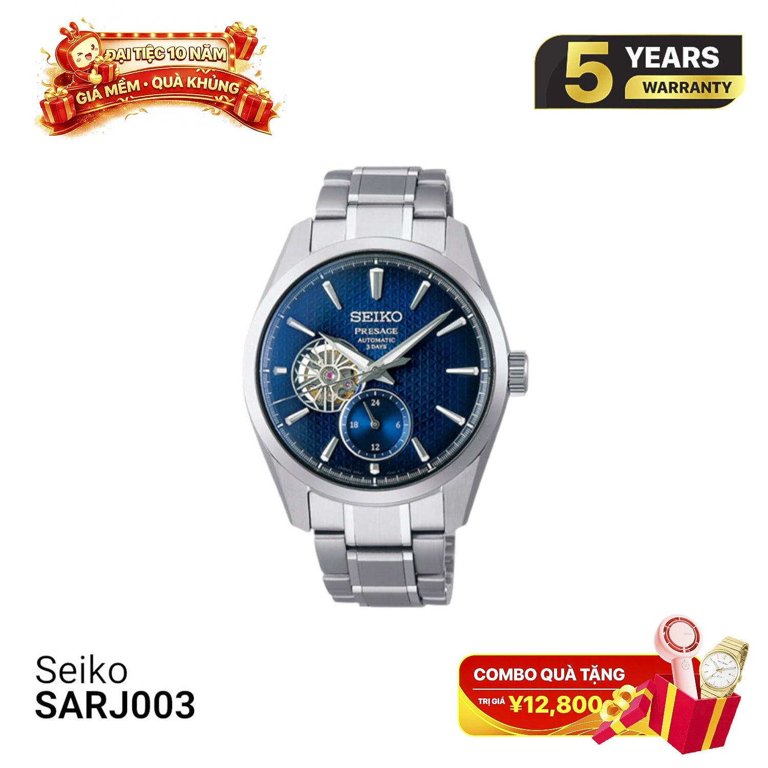 Đồng hồ cơ Seiko Presage Sharp Edged Series SARJ003 - Nhận Order