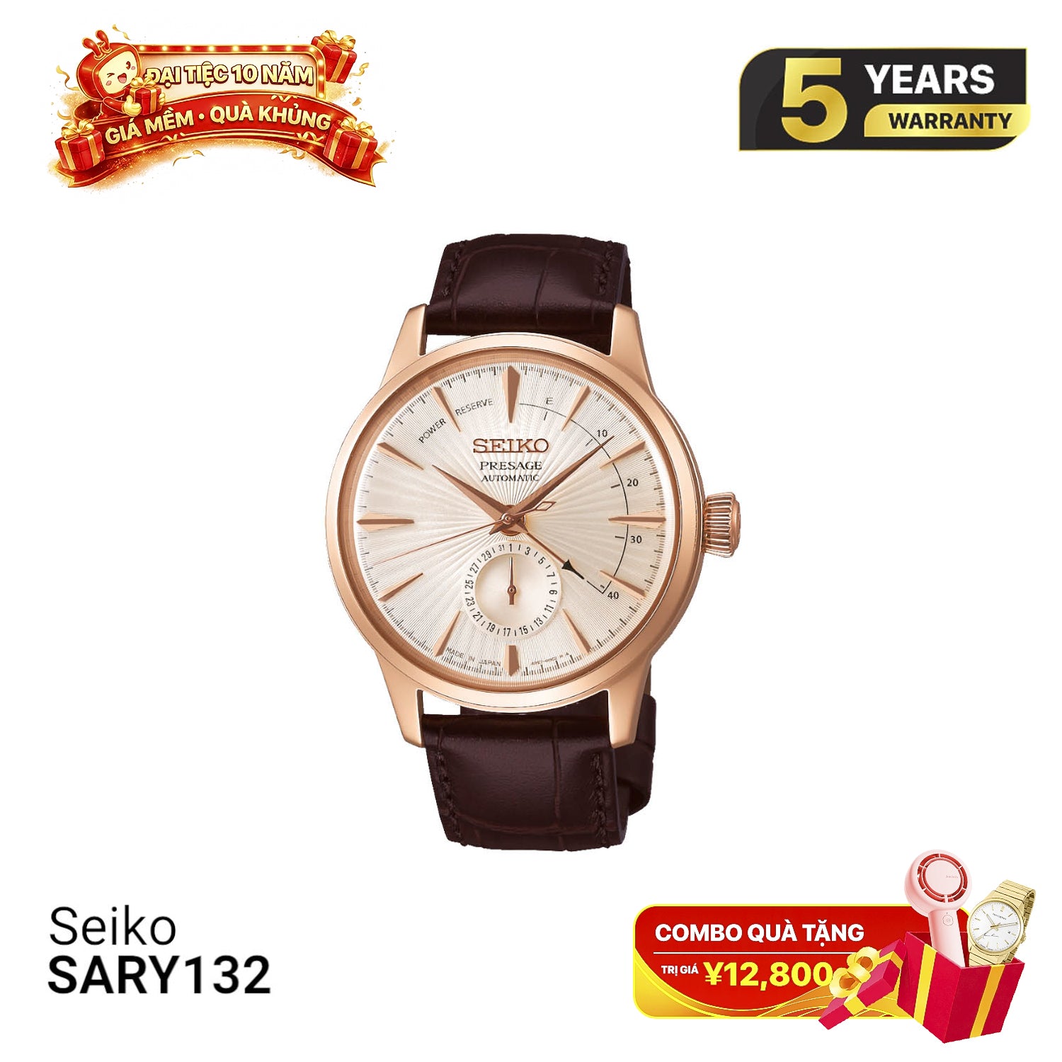 Đồng hồ cơ Seiko Presage Cocktail Time SARY132