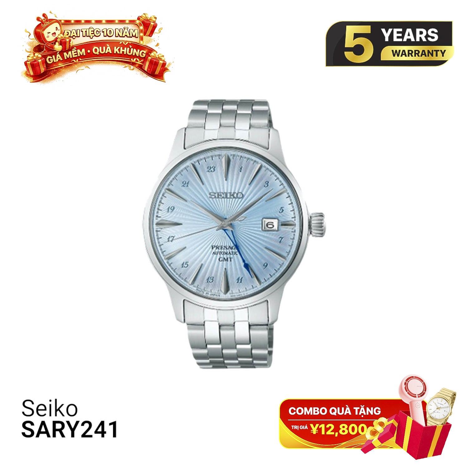 Đồng hồ cơ Seiko Presage Cocktail Time SARY241