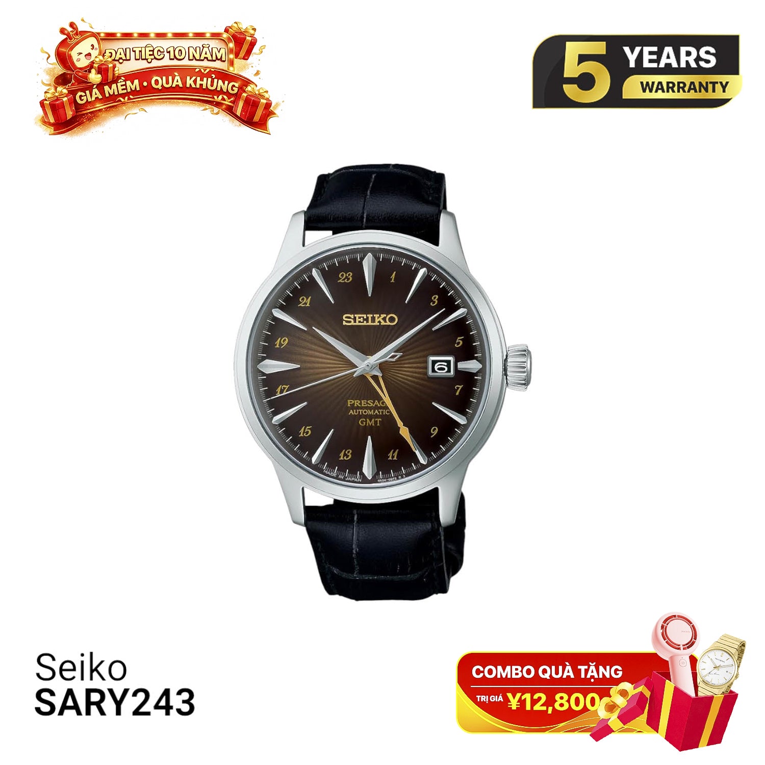 Đồng hồ cơ Seiko Presage Cocktail Time SARY243 - Nhận Order