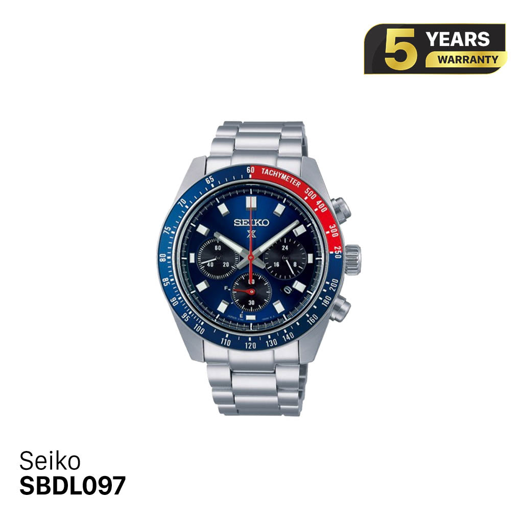 Đồng hồ năng lượng mặt trời Seiko Prospex Speedtimer SBDL097
