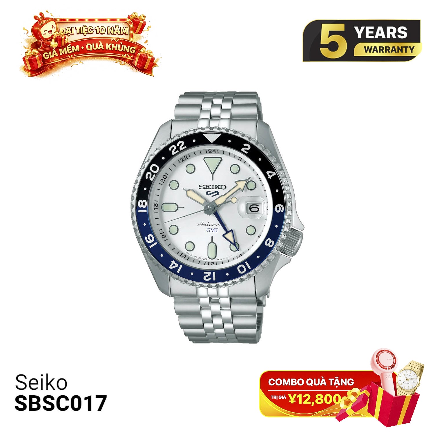 Đồng hồ cơ Seiko 5 Sport SKX series SBSC017 - Nhận Order