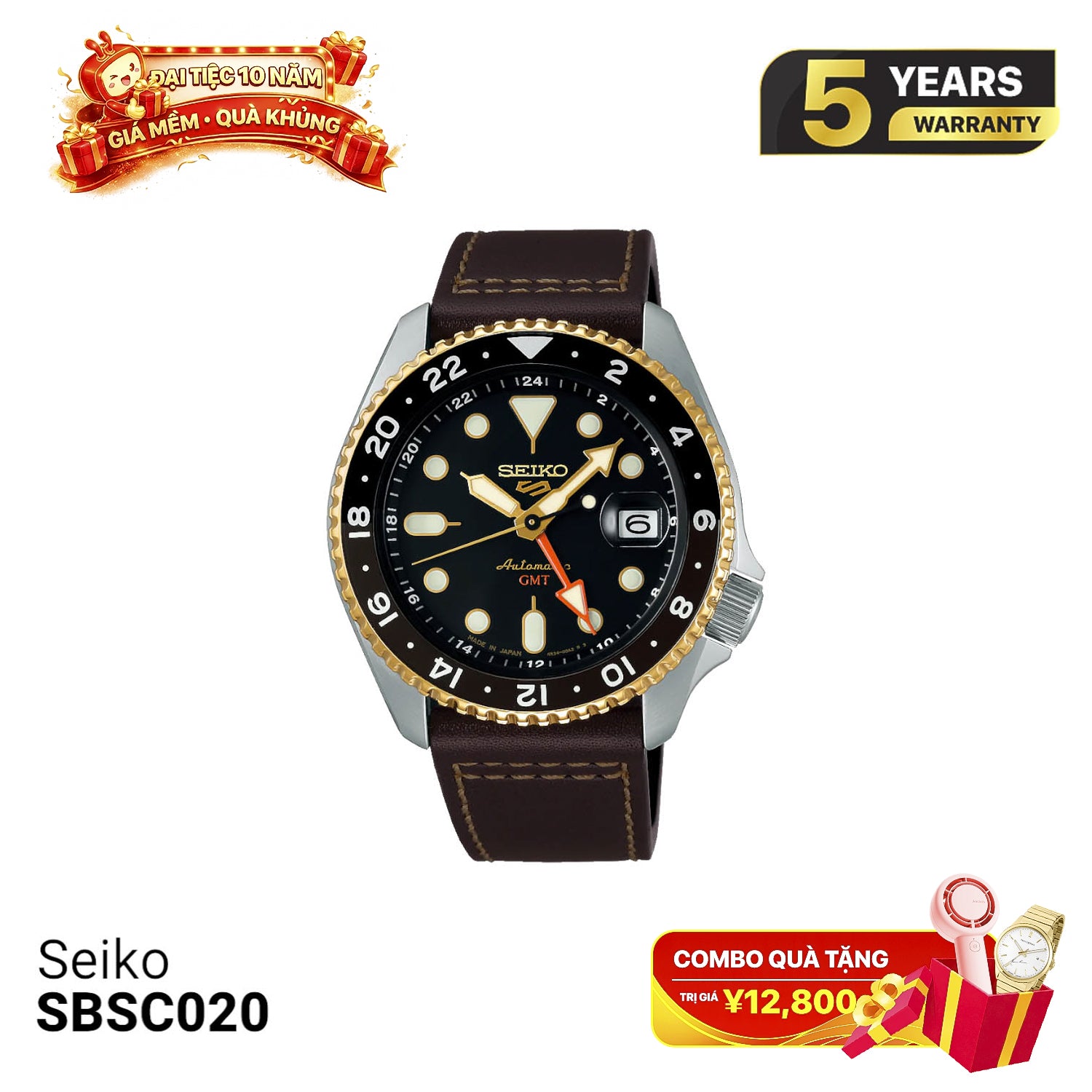 Đồng hồ cơ Seiko 5 Sport SKX series SBSC020 - Nhận Order