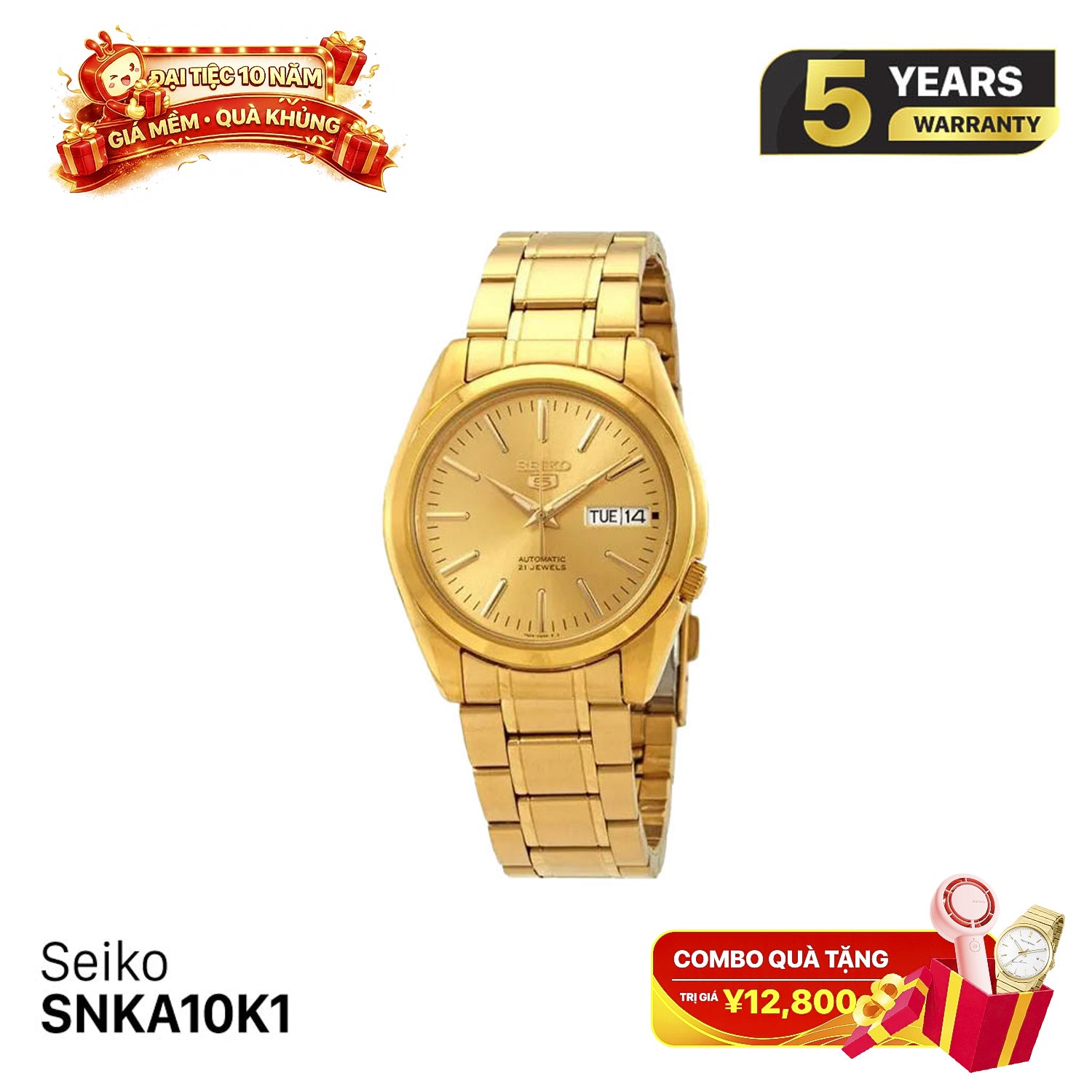 Đồng hồ cơ Seiko 5 SNKA10K1